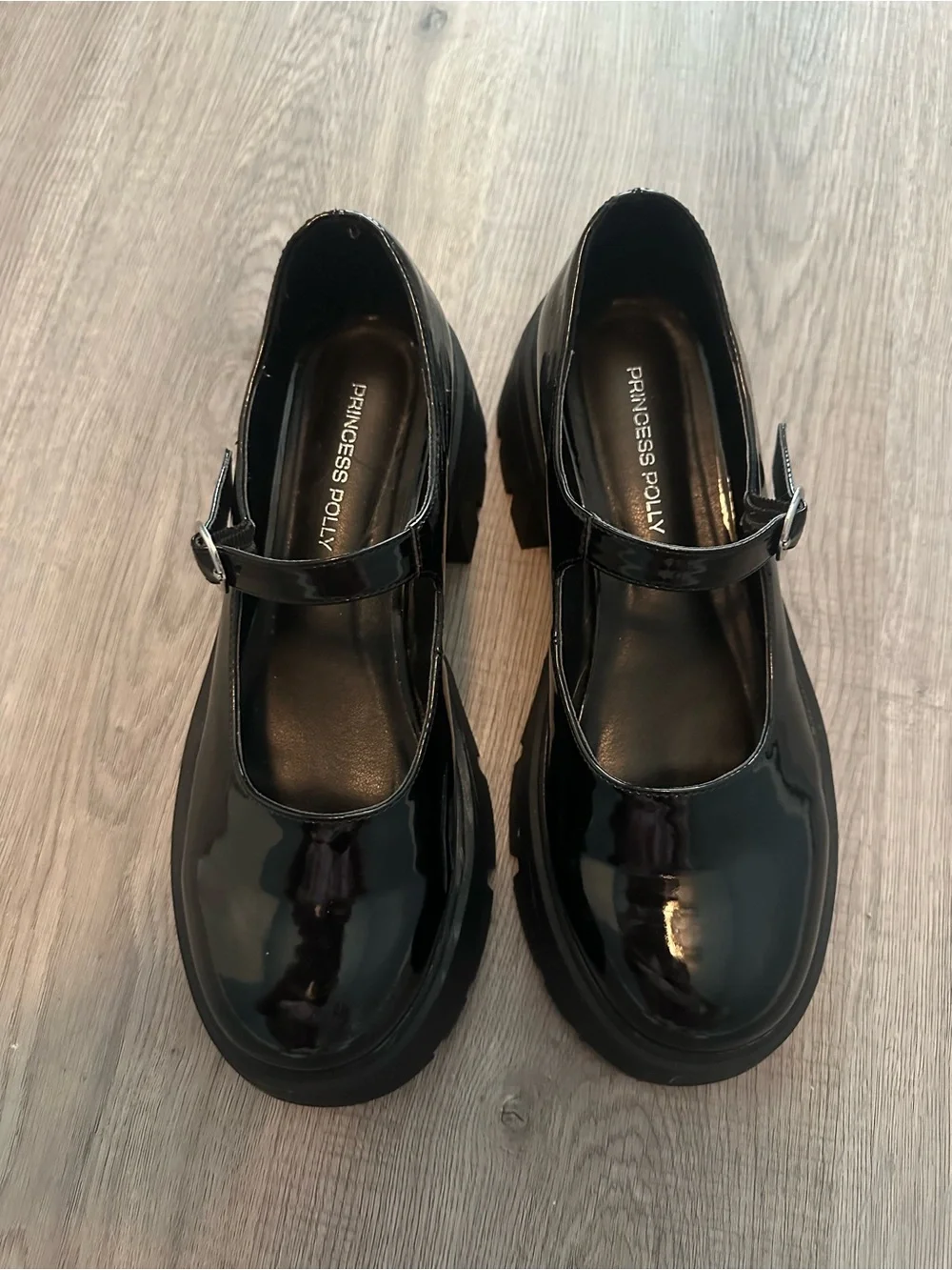 Princess Polly Mary Jane Loafers - Size 8 but runs big